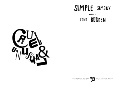 Jono Borden – Simple Simony